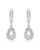 14k White Gold 0.33CTW Diamond Earrings, (SI2/G)