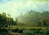 The Sierra Near Lake Tahoe, California by Albert Bierstadt