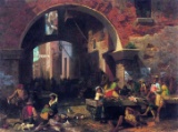 The Arc of Octavius, Roman Fish Market by Albert Bierstadt