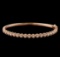 0.75 ctw Diamond Bracelet - 14KT Rose Gold