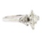 1.20 ctw Diamond Ring - 14KT White Gold