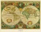Antique Map of the World on Canvas