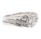 0.93 ctw Diamond Ring And Ring Guard - 10KT White Gold