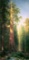 The Big Trees, Mariposa Gove, California by Albert Bierstadt