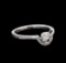 0.46 ctw Diamond Ring - 18KT White Gold