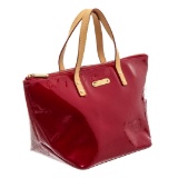 Louis Vuitton Red Vernis Leather Bellevue PM Bag