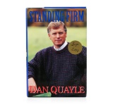 Signed Copy of Standing Firm by Dan Quayle