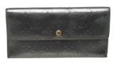 Louis Vuitton Charcoal Monogram Mat Leather International Wallet