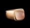 Fred of Paris Pain De Sucre Rose Quartz and Diamond Ring - 18KT Pink Gold