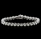 14KT White Gold 2.32 ctw Diamond Tennis Bracelet