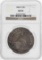 1860-O $1 Seated Liberty Dollar Coin NGC AU55