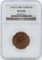 AH1322/1904A Tunisia 5 Centimes Coin NGC MS64RD