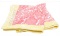 Louis Vuitton Pink Yellow White Floral Cotton Beach Towel