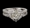 14KT White Gold 1.49 ctw Diamond Ring