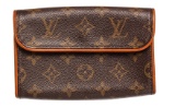 Louis Vuitton Monogram Canvas Leather Florentine Pochette Bag