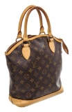 Louis Vuitton Monogram Canvas Leather Lockit Vertical PM Bag