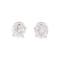 0.96 ctw Diamond Stud Earrings - 14KT White Gold