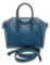 Givenchy Blue Grained Leather Mini Antigona Bag