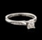 14KT White Gold 0.66 ctw Diamond Ring