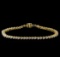 1.82 ctw Diamond Tennis Bracelet - 14KT Yellow Gold