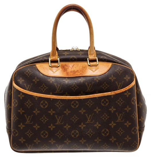 Louis Vuitton Monogram Canvas Leather Deauville Doctor Bag