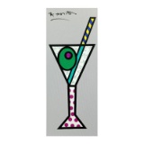 Silver Martini by Britto, Romero