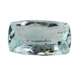 6.80 ct.Natural Cushion Cut Aquamarine