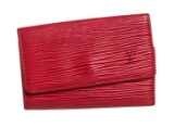 Louis Vuitton Red Epi Leather 6 Key Holder