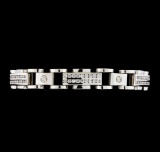 5.28 ctw Diamond Bracelet - 14KT White Gold