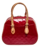 Louis Vuitton Red Vernis Monogram Leather Summit Drive Bag