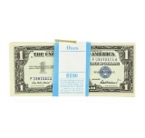 Original 1957 $1 Silver Certificate Pack of 100