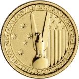 2013 $15 Australia War in the Pacific 1/10 oz Gold Coin