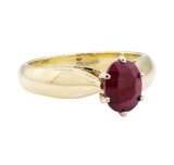 1.91 ctw Ruby Ring - 14KT Yellow Gold