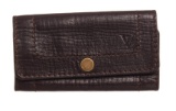 Louis Vuitton Brown Utah Leather 6 Key Holder Wallet