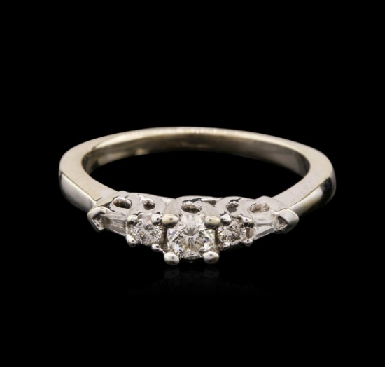 14KT White Gold 0.33 ctw Diamond Ring