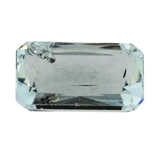 8.40 ct.Natural Emerald Cut Aquamarine