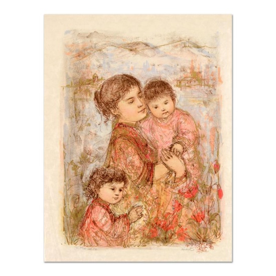 Lorelei and Children by Hibel (1917-2014)