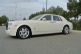 2005 White Rolls Royce Phantom