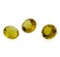 2.27 ctw.Natural Round Cut Citrine Quartz Parcel of Three