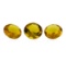 10.81 ctw.Natural Round Cut Citrine Quartz Parcel of Three