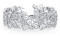 18k White Gold 10.66CTW Diamond Bracelet, (VS/F-G)