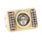 0.28 ctw Diamond Ring with Inset Coin - 18KT Yellow Gold