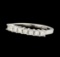 0.54 ctw Diamond Ring - 14KT White Gold