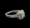 1.01 ctw Diamond Ring - 14KT White Gold