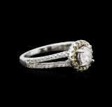 1.03 ctw Diamond Ring - 14KT White Gold
