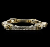 14KT Yellow Gold 6.08 ctw Diamond Bracelet