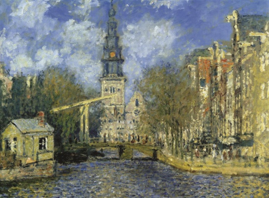 Claude Monet Zuiderkerk At Amsterdam