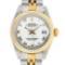 Rolex Ladies 2 Tone 14K White Roman 26MM Datejust Wristwatch