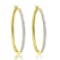 10k Yellow Gold 0.25CTW Diamond Earrings, (I)