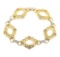 1.18 ctw Diamond Bracelet - 18KT Yellow Gold